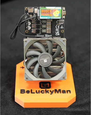 Nerdqaxe ++ Bitcoins Miner 4.8th/S ، 4 قطع BM1370 ASIC SOLO SOLO BTC Miner ، 15J/TH 98W استهلاك الطاقة ، 2.4G WIFI آلة تعدين مفتوحة المصدر (أخضر) in Kuwait