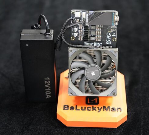 Nerdqaxe ++ Bitcoins Miner 4.8th/S ، 4 قطع BM1370 ASIC SOLO SOLO BTC Miner ، 15J/TH 98W استهلاك الطاقة ، 2.4G WIFI آلة تعدين مفتوحة المصدر (أخضر) in Kuwait