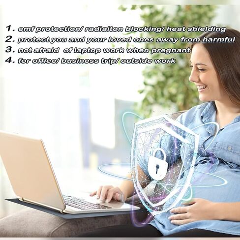 EMF Blocker Lap ، لوحة كمبيوتر حظر الإشعاع ، حماية أجسامنا من EMF ، الإشعاع ، تناسب أجهزة الكمبيوتر المحمولة ، أجهزة الكمبيوتر المحمولة ، لوحات الكمبيوتر المحمولة المضادة للإشعاع (أسود ، 8 * 12 بوصة) in Kuwait