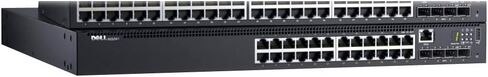 Dell Networking N1524P - Switch - 24 منافذ - مُدارة - قابلة للرفوف ، أسود (463-7265) in Kuwait