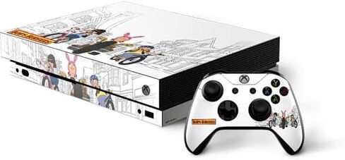 Skinit Skinit Gaming Gaming Skin متوافق مع حزمة Xbox One X - بوبس برغر مرخص رسميًا التصميم in Saudi Arabia