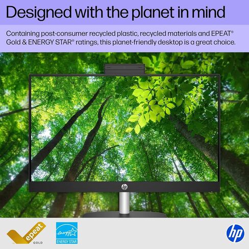 HP 23.8 inch All-in-One Desktop PC, FHD Display, Intel Core i3-N300, 8 GB RAM, 256 GB SSD, Intel UHD Graphics, Windows 11 Home, Jet Black, 24-cr0430 (2025) in Saudi Arabia
