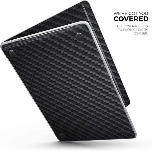 ألياف الكربون السوداء الكامنة الكاملة لفقة خدش مقاومة للاصوص على صائق الجلد متوافق مع MacBook 15 "pro w/tb (A1990) in Saudi Arabia