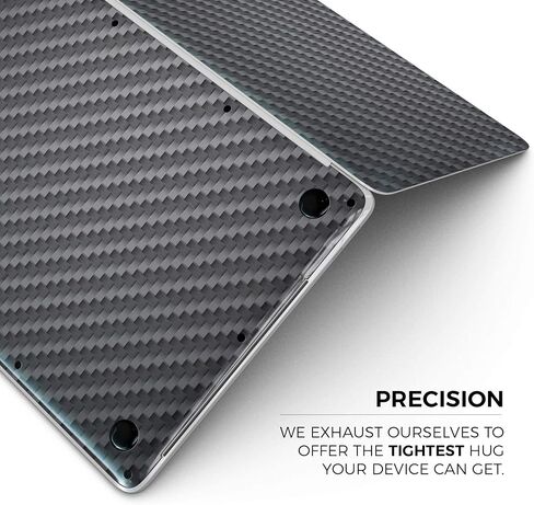 ألياف الكربون السوداء الكامنة الكاملة لفقة خدش مقاومة للاصوص على صائق الجلد متوافق مع MacBook 15 "pro w/tb (A1990) in Saudi Arabia