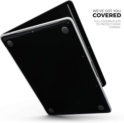 الحالة الصلبة السوداء-غلاف الغطاء الكامل للجسم الكامل للوقاية من الخدش مقاوم الخدش ، متوافق مع macbook 15 "pro w/tb (A1990) in Saudi Arabia
