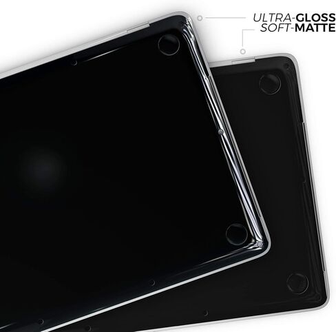 الحالة الصلبة السوداء-غلاف الغطاء الكامل للجسم الكامل للوقاية من الخدش مقاوم الخدش ، متوافق مع macbook 15 "pro w/tb (A1990) in Saudi Arabia