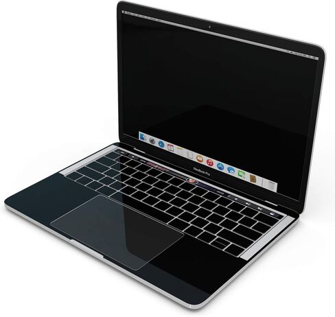 الحالة الصلبة السوداء-غلاف الغطاء الكامل للجسم الكامل للوقاية من الخدش مقاوم الخدش ، متوافق مع macbook 15 "pro w/tb (A1990) in Saudi Arabia