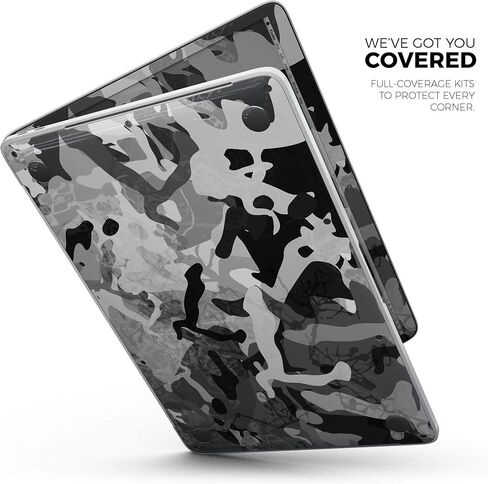 Desert Snow Camouflage V2 Full-Body Wrap Scratch Resistant Decal Skin-Kit Compatible with MacBook 13" Air M1 (A2337) in Saudi Arabia