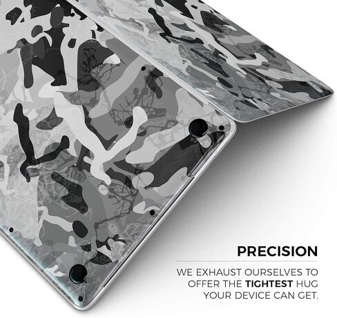 Desert Snow Camouflage V2 Full-Body Wrap Scratch Resistant Decal Skin-Kit Compatible with MacBook 13" Air M1 (A2337) in Saudi Arabia