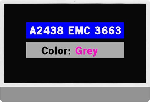 24.0 "استبدال الشاشة لـ IMAC A2438 M1 2021 (4-PORTS) EMC 3663 MGPC3XX/A MGPD3XX/A MGPF3XX/A 4480X2520 4.5K LCD Displayer Assister 661-16575 (رمادي) in Kuwait