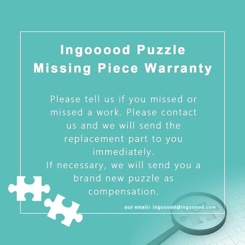لغز الصور المقطوعة من Ingooood 1000 قطعة - سلسلة نظرة خاطفة - نظرة البومة - ألعاب ترفيهية للكبار للتخرج الخاص أو هدية عيد ميلاد لديكور المنزل in Kuwait