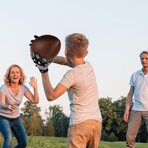Youth Football Gloves Kids Silicone Grip Receiver Gloves for Kids with Super Stick Ability for Best Game Experience in Kuwait