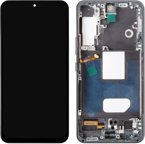 استبدال الشاشة لـ Samsung Galaxy S22 5G (TFT ، الإصدار الأمريكي) SM-S901 SM-G901U SM-G901A SM-G901W 6.1 "شاشة LCD Display Touch Digitizer Assembly-الذهب مع إطار-أدوات in Kuwait