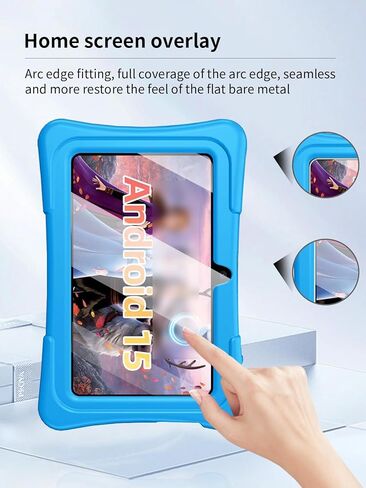واقي الشاشة لـ Aiprotablet K07 Row Android Tablet 7 بوصة لوحي أطفال ، مضاد للخلع 9H صلابة اللمس حساس 2.5D الحواف الدائرية خالية من التثبيت سهلة التثبيت ، 2 عبوة. in Kuwait