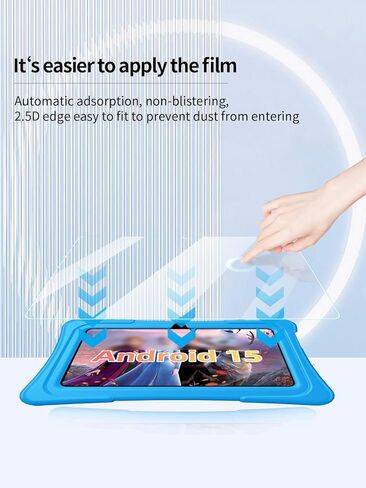 واقي الشاشة لـ Aiprotablet K07 Row Android Tablet 7 بوصة لوحي أطفال ، مضاد للخلع 9H صلابة اللمس حساس 2.5D الحواف الدائرية خالية من التثبيت سهلة التثبيت ، 2 عبوة. in Kuwait