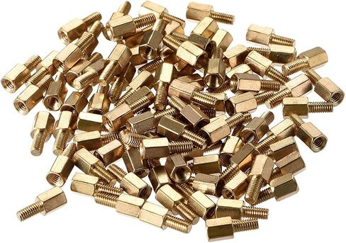 #us 88pcs m3 6mm f/m brass hex s procks pcb in Kuwait