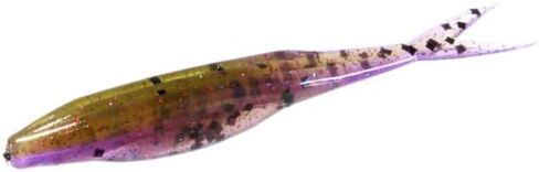 Zoom Super Fluke Jr Baitfish Distorator ، 10 Pack ، 4in ، Huckleberry ، 056407x in Kuwait
