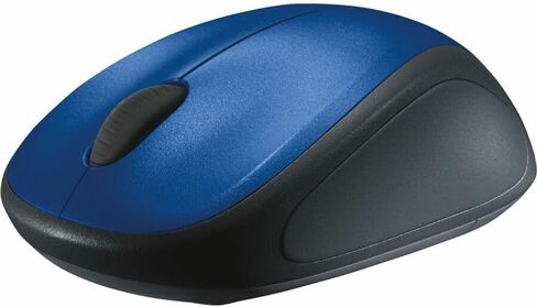 Logitech M317 ماوس اللاسلكي مع جهاز استقبال النانو - الأزرق (متجدد) in Saudi Arabia