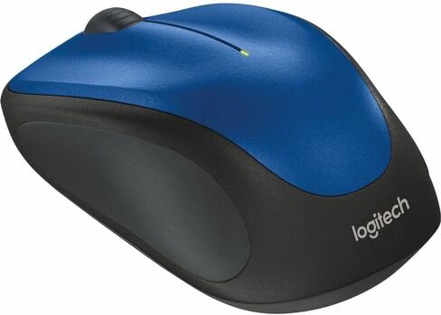 Logitech M317 ماوس اللاسلكي مع جهاز استقبال النانو - الأزرق (متجدد) in Saudi Arabia