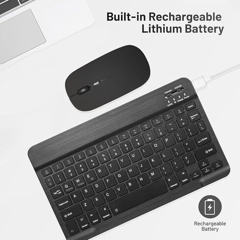 N-one Keyboard Mouse Set, 11" Keyboard Mouse Headphone OTG Touch Pen and Holder for Android Tablet in Kuwait