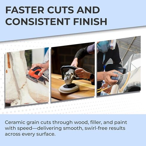 قرص سيراميك متعدد الفتحات مقاس 6 بوصات سعة 600 جرام من صن مايت، 76518، 50 قرصًا in Kuwait