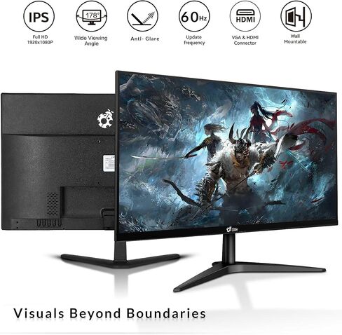 BTO RGB Gaming Desktop PC - Intel I5 8th Gen Processor - 16GB RAM - 512GB SSD - NVIDIA GEFORCE GT 1030 DDR5 - شاشة جديدة على مدار 24 بوصة - WIFI - Windows 11 Pro - Computer Tower for PC Gamer (متجدد) in Kuwait
