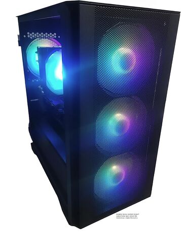 سطح مكتب الألعاب Geforce RTX 4070 12GB ، معالج AMD 8 -CORE RYZEN 7 ، ذاكرة الوصول العشوائي 32GB ، 1 تيرابايت NVME SSD ، WiFi ، Windows 11 Pro - Tower Computer in Kuwait