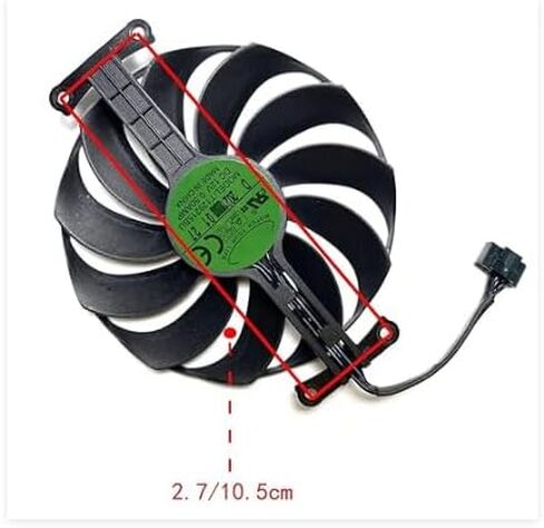 أفضل بانيات جديدة T129215BU FDC10U12D9-C 95MM 6-Pin (4 THREAFS) رسومات رأس تبريد بطاقة التبريد الباردة لـ ASUS RTX 3050 RTX 3060 PHOENIX هادئة مبرد in Saudi Arabia