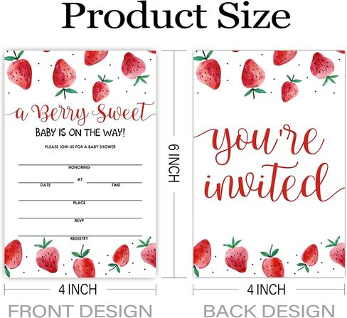 Geuro Baby Shower Invitations, Floral Fill In Invites Cards wih Envelopes, Baby in bloom, Set of 25. in Kuwait