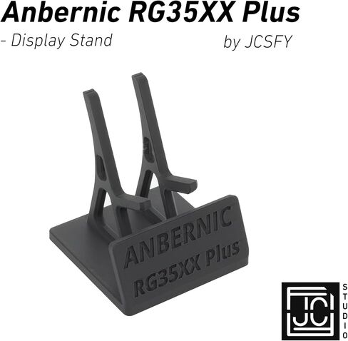 Display Stand for rg35xx plus لـ Anbernic 35xx مع مساحة الشحن | وحدة رف قفص الاتهام للألعاب الجهاز الرجعية متوافق مع قبضة JCSFY in Saudi Arabia