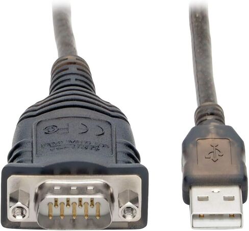 Tripp Lite USB إلى RS485/RS422 FTDI كابل محول التسلسلي ، الاحتفاظ COM ، USB-A إلى DB9 M/M ، متوافق مع Windows و Mac و Linux ، 30 بوصة (U209-30N-IND) in Saudi Arabia