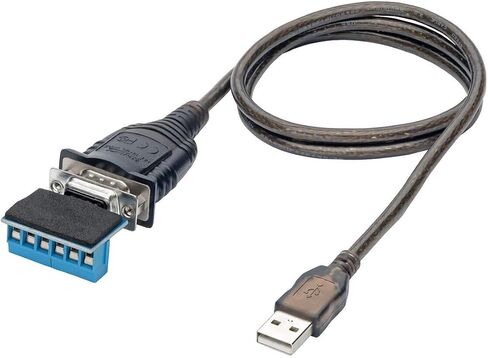 Tripp Lite USB إلى RS485/RS422 FTDI كابل محول التسلسلي ، الاحتفاظ COM ، USB-A إلى DB9 M/M ، متوافق مع Windows و Mac و Linux ، 30 بوصة (U209-30N-IND) in Saudi Arabia