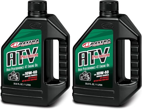 Maxima 33901 ATV Premium 4T 10W-40 Motorcycle Engine Oil - 1 Liter Bottle in Saudi Arabia