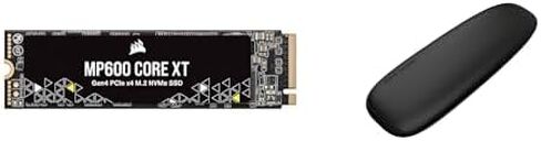حزمة Corsair MP600 CORE XT 1TB M.2 PCIE Gen4 NVME SSD & ASUS COBBLE PORTABLE M.2 NVME® PCIE® SSD العلبة in Saudi Arabia