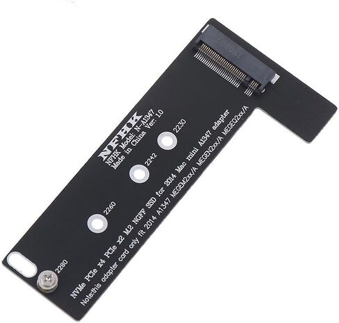 1PC PCI-E X4 X2 M.2 for NGFF M-Key for NVME AHCI SSD Converter Card Adapter for 2014 M1ni A1347 MEGEN2 MEGEM2 MEGEQ2 in Saudi Arabia