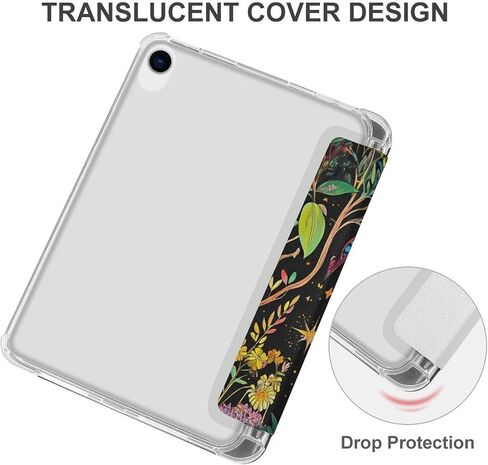 y2k الفراشة الزهور daisy case مع حامل القلم نحيف خفيفة الوزن trifold موقف متوافق مع iPad mini 4/5/6 mini4/5 （7.9in） in Kuwait