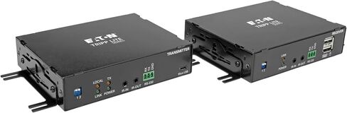 Eaton Tripp Lite Series DisplayPort Over Fiber Extender Kit, Up to 985 Feet / 300 Meters, 4K@60Hz Video, Multimode LC Duplex, 4:4:4, Power Over Cable, TAA Compliant, 1-Year Warranty (B127F-1A1-MMDDA) in Saudi Arabia