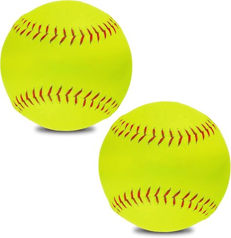 Softball Blank Ball PU Surface Cork Core Suitable for Bat Heavy Duty Slowpitch Sports Youth Boy and Girl Practice Training in Saudi Arabia
