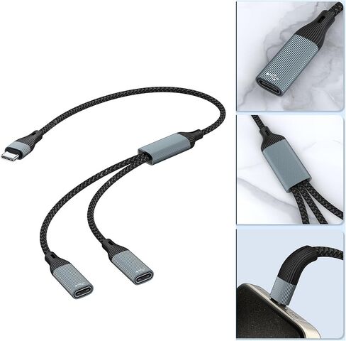 من السهل استخدام محول المنفذ USB C الشحن/مقابس نقل البيانات وقم بتشغيل لوحات تحكم ألعاب الهاتف الذكي الكمبيوتر اللوحي المحمول in Kuwait