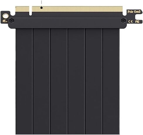 طقم بطاقة رسومات GPU العمودي مع معالجة الرسومات مع 20 سم PCI-E 4.0 X16-كبل الناهض 90 درجة (PCI-01-BK) in Saudi Arabia