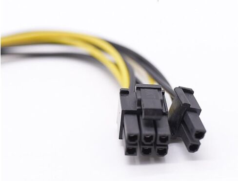 SATA 15pin Male to 8pin(6+2) 6 PCI-E PCIE Graphics Video Card Powrer Supply Converter Adapter GPU Extension Cable in Saudi Arabia