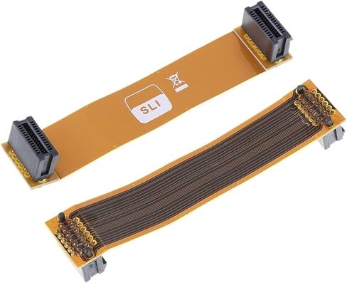 Flexible 8cm 80mm SLI Bridge PCI-E Cable Video Card Connector for in Saudi Arabia