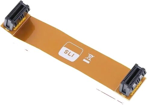 Flexible 8cm 80mm SLI Bridge PCI-E Cable Video Card Connector for in Saudi Arabia