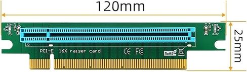 16x Slot Riser PCI X16 3.0 REVERT CARD RISER for Video Card Raiser + Power Power for 1U/2U Server Case Chassis in Saudi Arabia