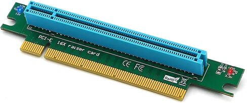 16x Slot Riser PCI X16 3.0 REVERT CARD RISER for Video Card Raiser + Power Power for 1U/2U Server Case Chassis in Saudi Arabia