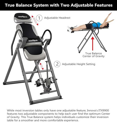 INNOVA Health and Fitness ITX9900 Inversion Table with Air Lumbar Support in Kuwait