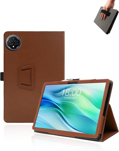 Case for FEONAL Android 14 Tablet 11 inch Tablets,11 inch Tablet,UYRUREL Leather Slim Folding Stand Cover with Hand Strap Magnet for Men Women Full Protection,SkyBlue. in Saudi Arabia