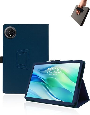 Case for FEONAL Android 14 Tablet 11 inch Tablets,11 inch Tablet,UYRUREL Leather Slim Folding Stand Cover with Hand Strap Magnet for Men Women Full Protection,SkyBlue. in Saudi Arabia