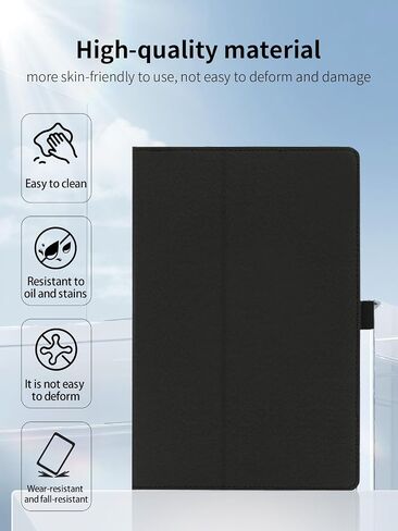 Case for FEONAL Android 14 Tablet 11 inch Tablets,11 inch Tablet,UYRUREL Leather Slim Folding Stand Cover with Hand Strap Magnet for Men Women Full Protection,SkyBlue. in Saudi Arabia