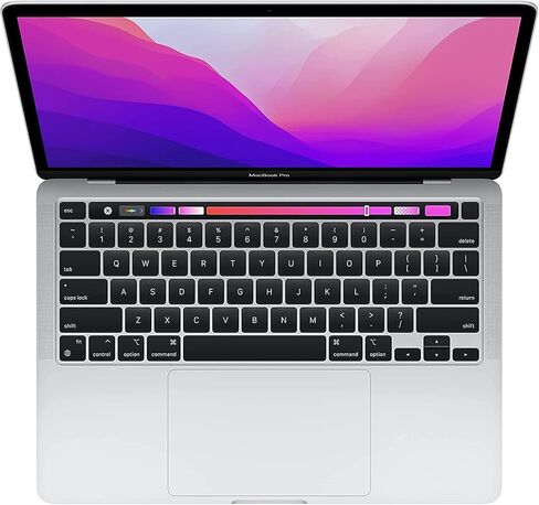 Apple 2022 MacBook Pro مع Apple M2 Chip ، 13 بوصة ، ذاكرة الوصول العشوائي 24 جيجا بايت ، تخزين 1 تيرابايت SSD - الفضة (قسط متجدد) in Saudi Arabia